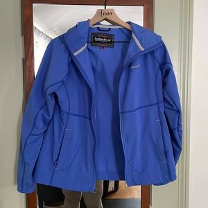 Avalanche blue weather shield jacket.